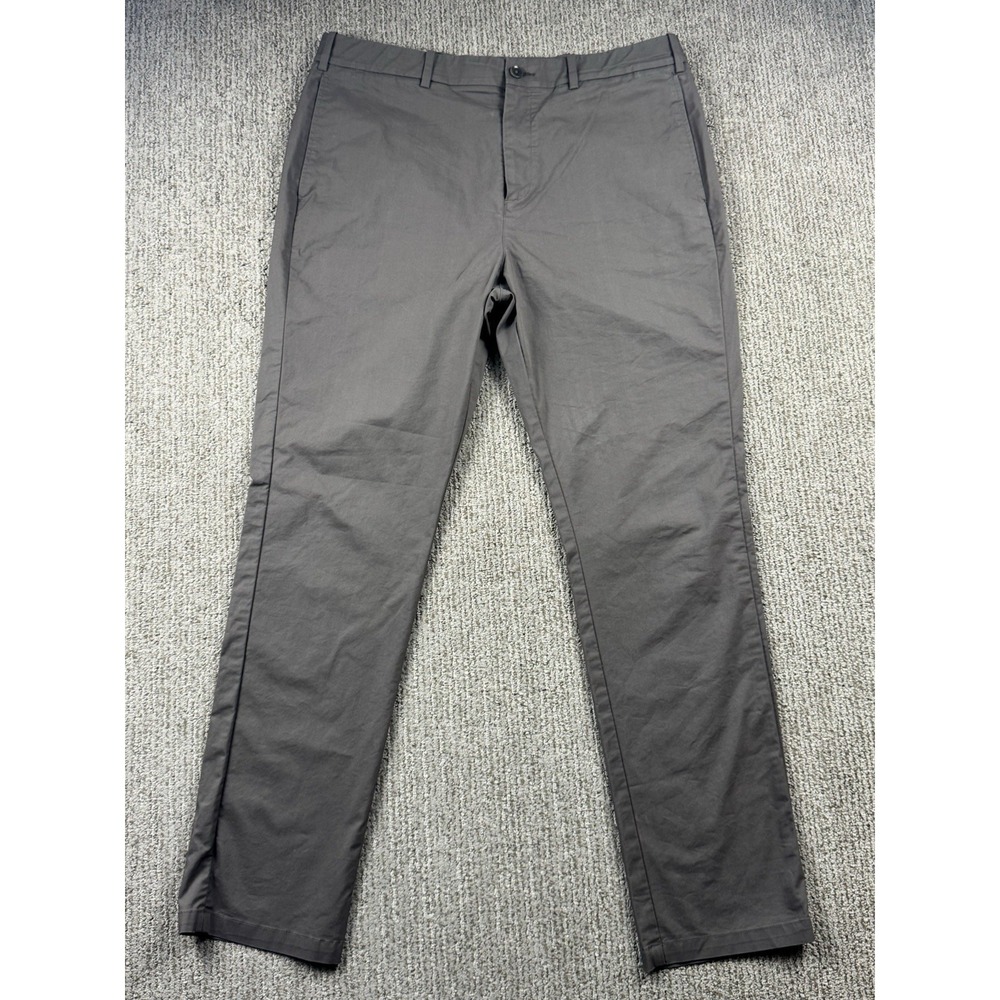 Hill City Mens 36x32 Everyday Tech Pant Chino Nylon Stretch Grey